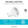 Luxrite MR16 LED Light Bulbs 6.5W (50W Equivalent) 500LM 5000K Bright White Dimmable GU10 Base 16-Pack LR21503-16PK